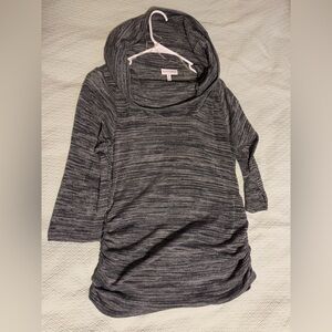 Fashion Bug Gray Cowl Neck Sweater